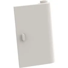 LEGO 5x White Door 1 x 3 x 4 Right - Open Between Top and Bottom Hinge inv.601