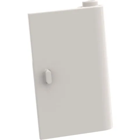 LEGO 5x White Door 1 x 3 x 4 Right - Open Between Top and Bottom Hinge inv.601