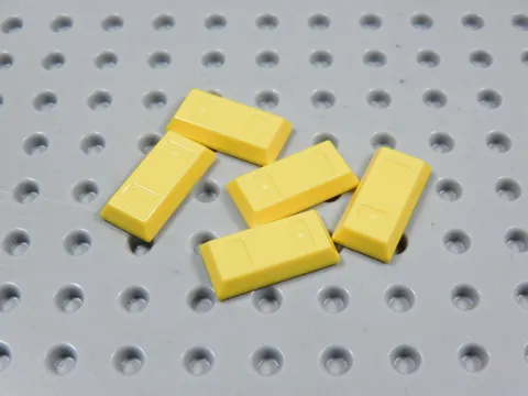 LEGO Lot of 5 Yellow Ingot Treasure Utensil Minifig BG