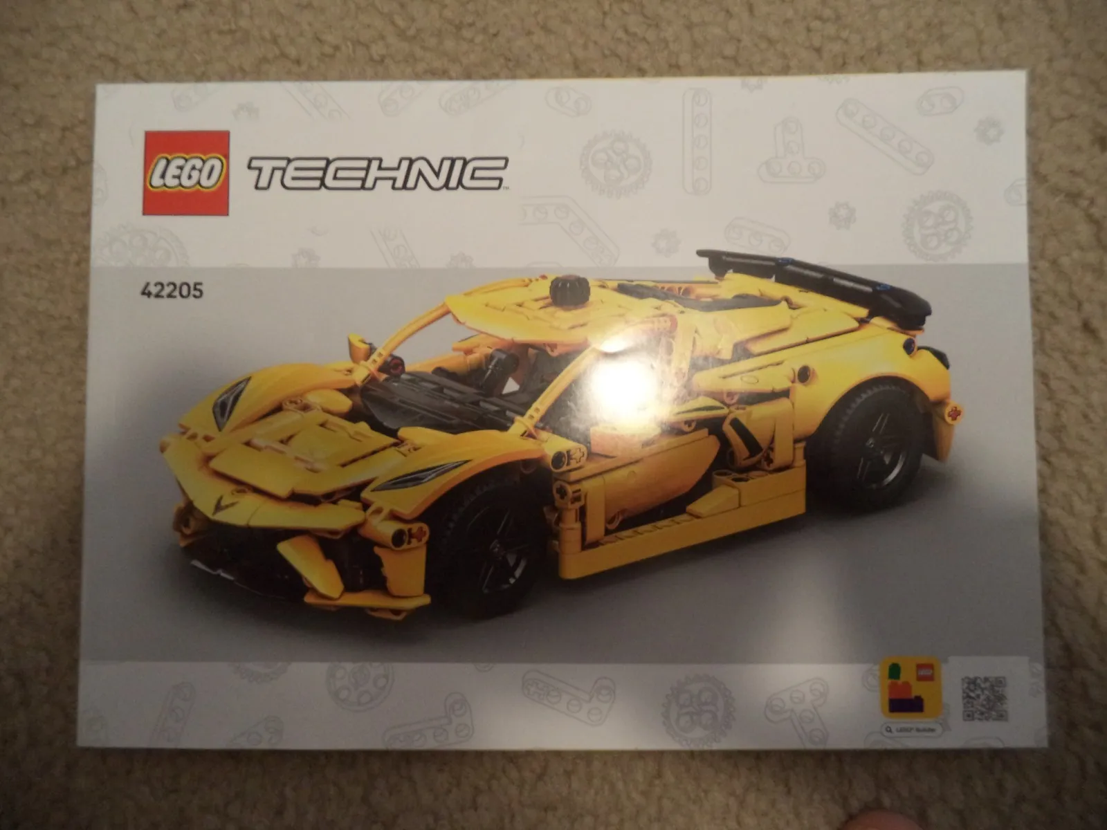 LEGO Technic Instruction Manual 42205 Chevrolet Corvette Stingray