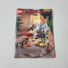 LEGO THE NINJAGO MOVIE 70629 Piranha Attack Instruction Manual Only