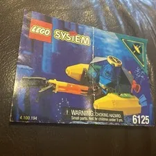 Vintage 1995 Lego System 6125 Instruction Manual Only