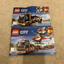 LEGO City 60183 Heavy Cargo Transport Building Set Instruction Manual Booklets