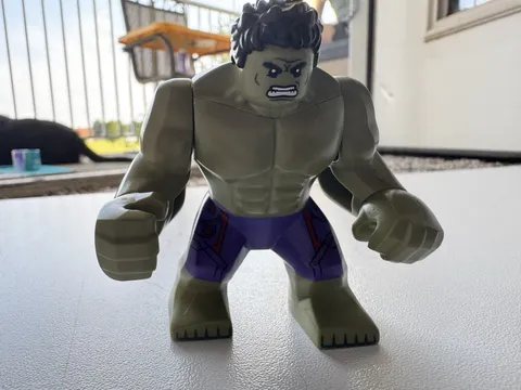 Lego Minifigure Hulk Purple Shorts