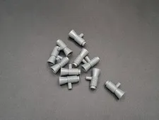 LEGO - 10x - Minifigures Utensil Loudhailer - Megaphone - Grey - Gray - 4349