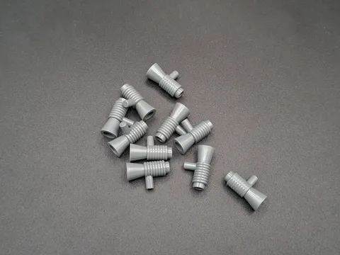 LEGO - 10x - Minifigures Utensil Loudhailer - Megaphone - Grey - Gray - 4349