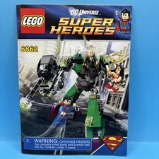 2012 Lego DC Universe Super Heroes #6862 64-page Building Manual Book - Superman