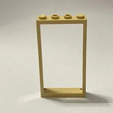 Lego 60596 without Plastic Window Beige Replacement Part Piece