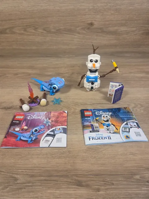 Olaf Lego set (41169) and Bruni The Salamander (43186) Set