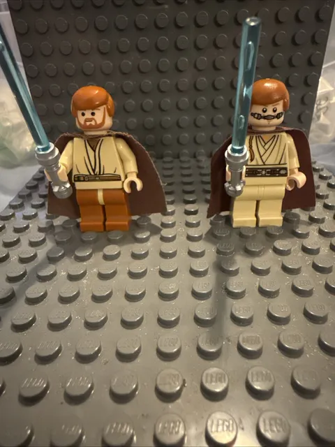 LEGO Star Wars Obi-Wan Kenobi Lot of 2 Minifigures sw0135 sw0409