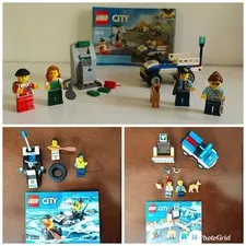 Lego City Police Sets 60136 60241 60126 Almost Complete Includes Manuals