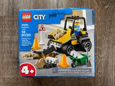 LEGO City~new~#60284~Roadwork Truck~58 pieces~NEW In Box~box damage