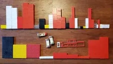 Vintage 1960s Legos (234 Pieces)