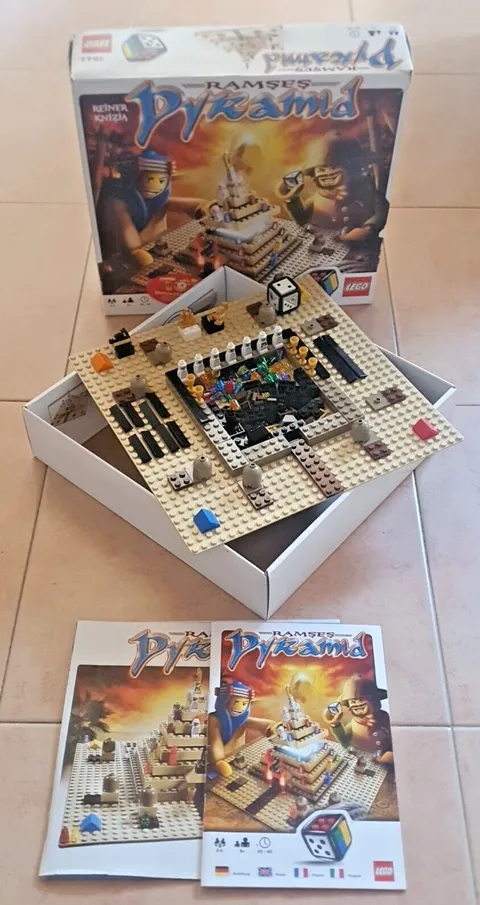 LEGO 3843 Ramses Pyramid With Box And Instructions Incomplete