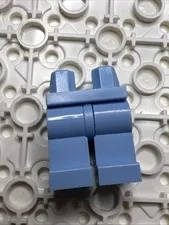 LEGO 970c00 Bright Light Blue Hips and Legs Plain