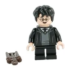 LEGO® Harry Potter Minifigure™ Hogwarts Robe, Black Tie hp607