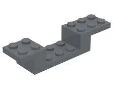 LEGO Dark Bluish Gray Bracket 8 x 2 x 1 1/3 inv.617