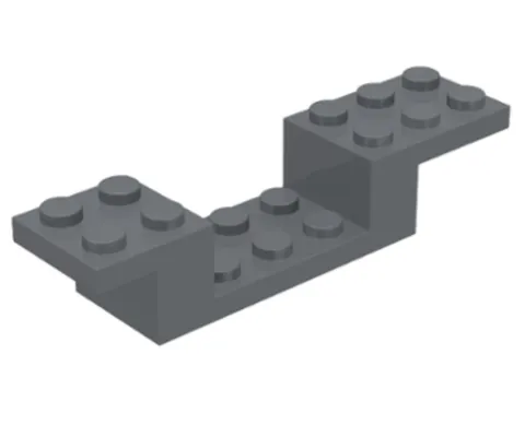 LEGO Dark Bluish Gray Bracket 8 x 2 x 1 1/3 inv.617