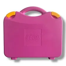 Official LEGO Pink Travel Carry Case Storage Box with Adjustable Dividers 2012