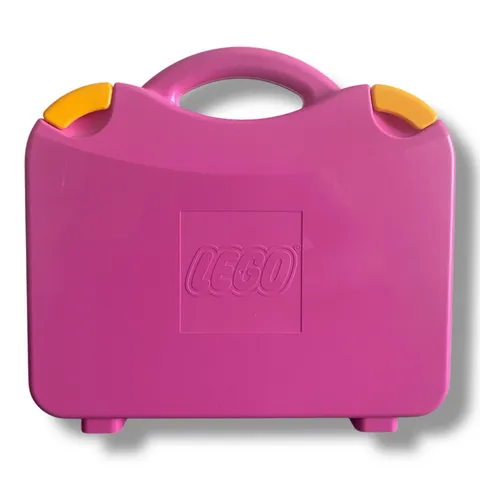 Official LEGO Pink Travel Carry Case Storage Box with Adjustable Dividers 2012