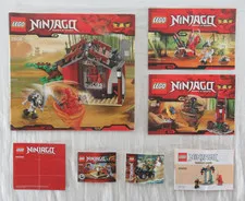 Lego Ninjago Mixed Lot of 7 Instruction Manuals 2508 2516 2258 30425 30539 30650