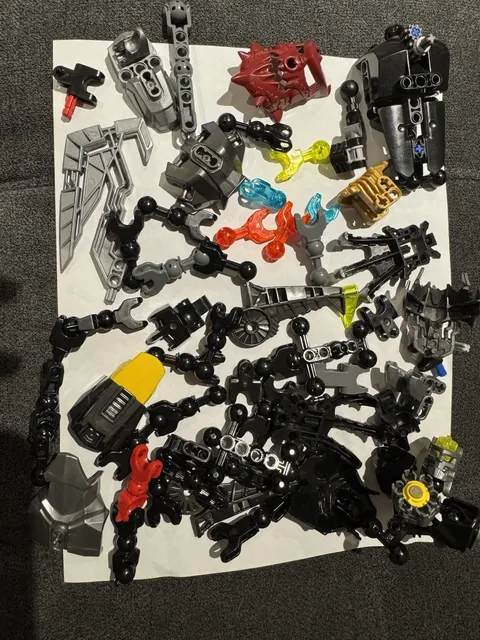 Half Pound LEGO Bionicle Hero Factory Parts Pieces Lot