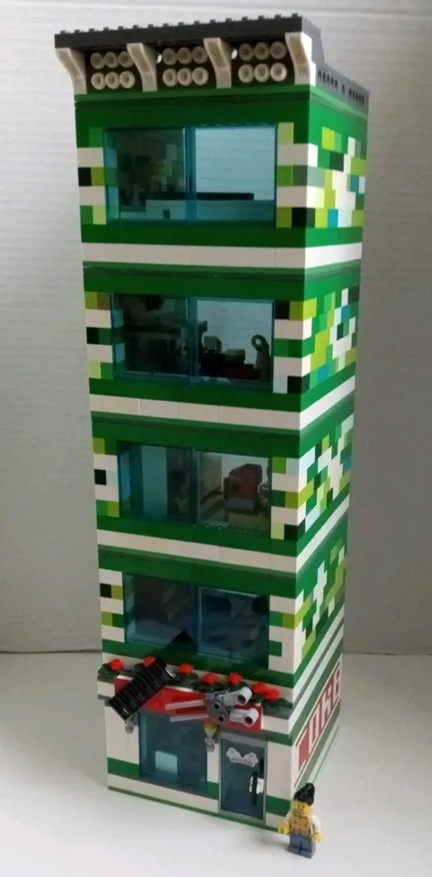 Lego Beauty Shop & Apartment Modular One Of A Kind Creation & Accessories 