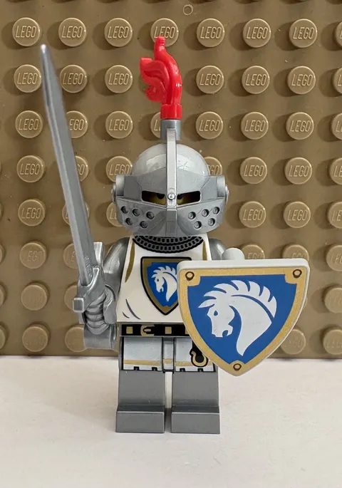 LEGO Horse Knight Champion Minifigure (cas590) - Castle - Brand New