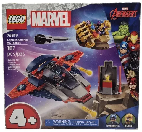 LEGO Marvel Captain America vs Thanos Kids Toy Set 76319 Brand New Sealed