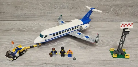 Lego City 3181 Passenger Plane INCOMPLETE Missing 4 Pieces NO BOX OR MANUAL READ