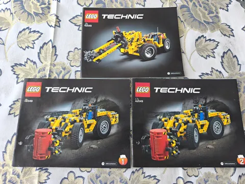 LEGO Instructions Technic 42049 Mining Loader Manual Booklets 1 & 2 2016