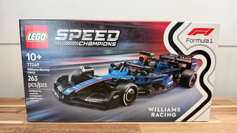 LEGO Speed Champions Williams Racing FW46 F1 Race Car Toys - Building Set 77249