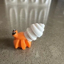 New Lego Animal Water, Ocean, Sea - Hermit Crab Orange White Shell