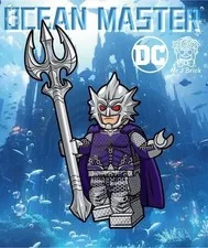 CUSTOM LEGO OCEAN MASTER MINIFIGURE MR J DC COMICS AQUAMAN