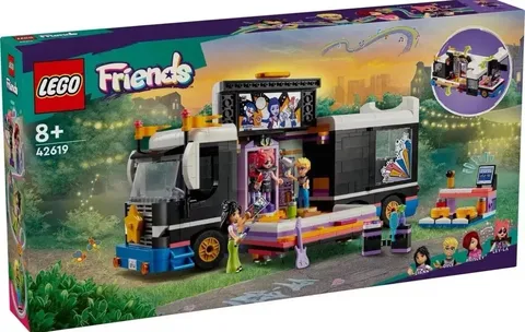 LEGO Friends Pop Star Music Tour Bus 42619 Building Toy Set Brand New Sealed