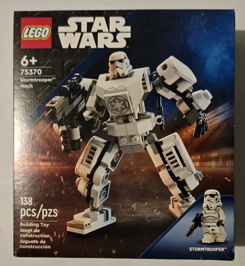 LEGO 75370 STAR WARS Stormtrooper Mech 138 Pieces Brand New Sealed NIB Retired