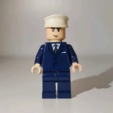 LEGO Indiana Jones Pilot Minifigure iaj022 Peril in Peru Blue Uniform 