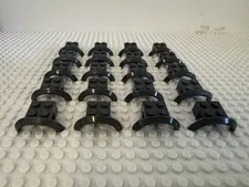 (20)LEGO Mudguard Fender, Window Arch Lot-DARK GREY-#96282-Half style Car fender