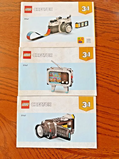 LEGO CREATOR Retro Camera 31147 manuals only