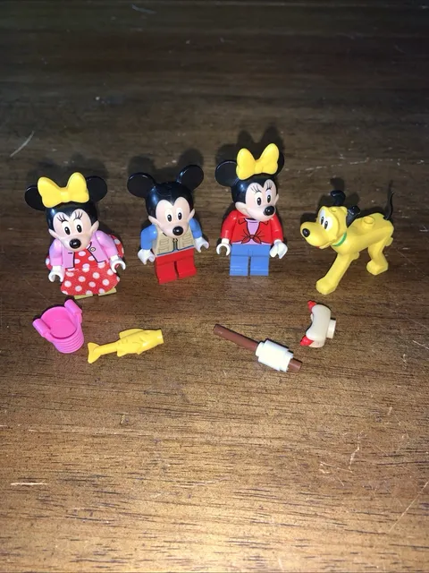 Lego Disney Pluto Dog Mickey Minnie Mouse Animal Figures From Mickey Set 10777
