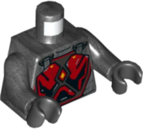 LEGO® Part 973pb4504c01 - Torso SW Armor with Red and Black Plates (Gar Saxon)
