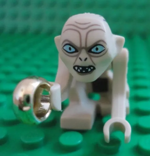 LEGO Lord of the Rings Gollum Minifigure w/ One Ring