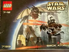 LEGO Star Wars 7139 Ewok Attack complete set w/ minifigures and instructions