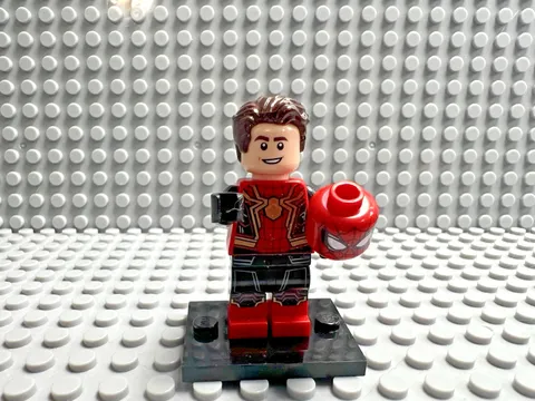 LEGO Marvel Minifigure - Spider Man Integrated Suit Peter Parker - SH0778