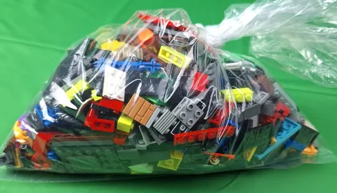 Mixed Lego Vintage Tycoo & Mega Blocks Mixed Lot Pieces 1.72lbs 