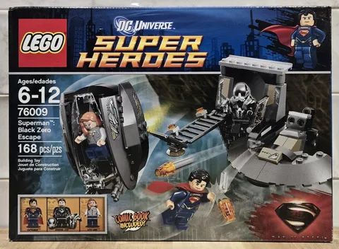 Lego DC Super Heroes- Superman:Black Zero Escape - 76009 -Factory Sealed- 