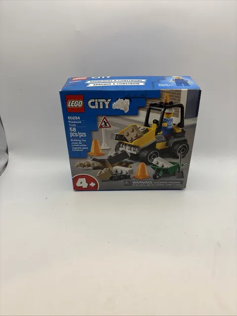 LEGO City Roadwork Truck 60284 Building Kit (58 Pieces)