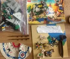 Lego System 6748 Wild West Boulder Cliff Canyon 95% Complete With instruction 