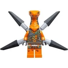 Lego Ninjago Viper Flyer - Light Bluish Gray Bar Holders njo0849