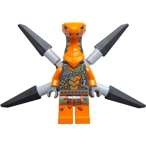 Lego Ninjago Viper Flyer - Light Bluish Gray Bar Holders njo0849